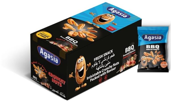 Barbekü Aromalı Kavrulmuş Yer Fıstığı - İç Kutu (24 Paket x 15g)