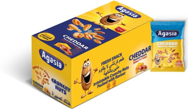 Kavrulmuş Yer Fıstığı Çedar Aromalı - İç Kutu (24 Paket x 15g)